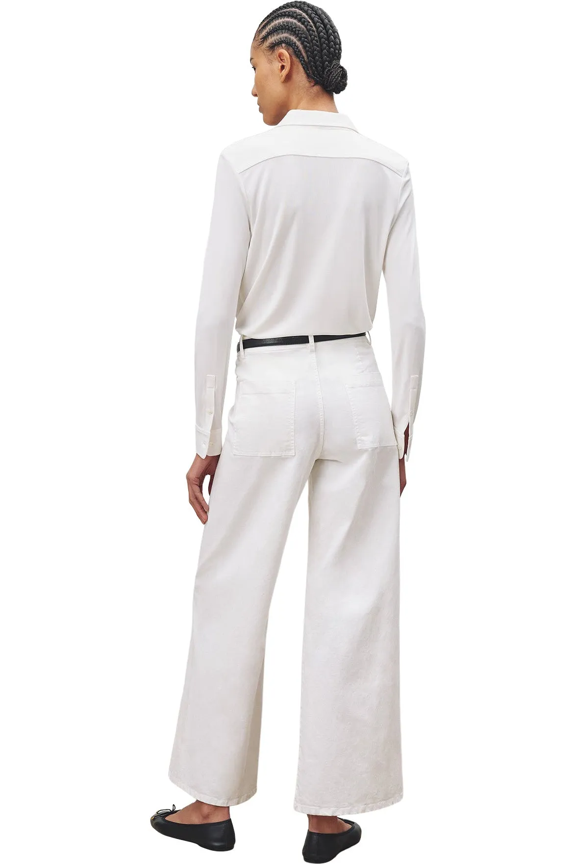 Nili Lotan White Megan Pant