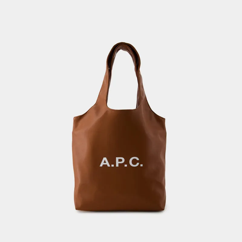 Ninon Small Tote Bag - A.P.C. - Synthetic - Hazelnut