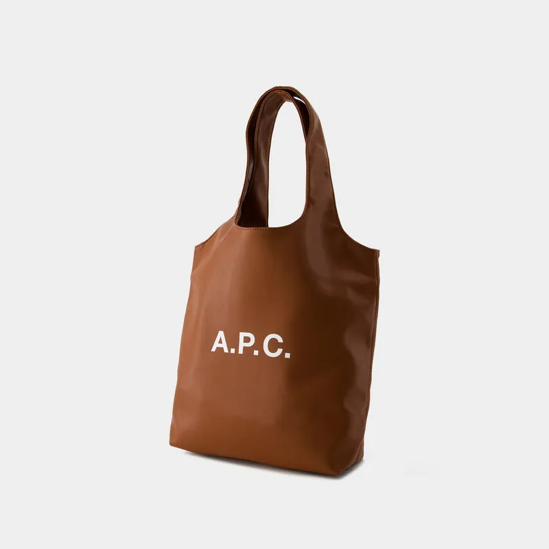 Ninon Small Tote Bag - A.P.C. - Synthetic - Hazelnut