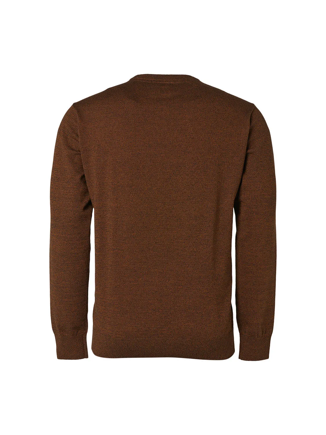 No Excess - Crewneck Melange Pullover - Stone or Caramel: Fashionable Crewneck Melange Pullover in Stone or Caramel by No Excess