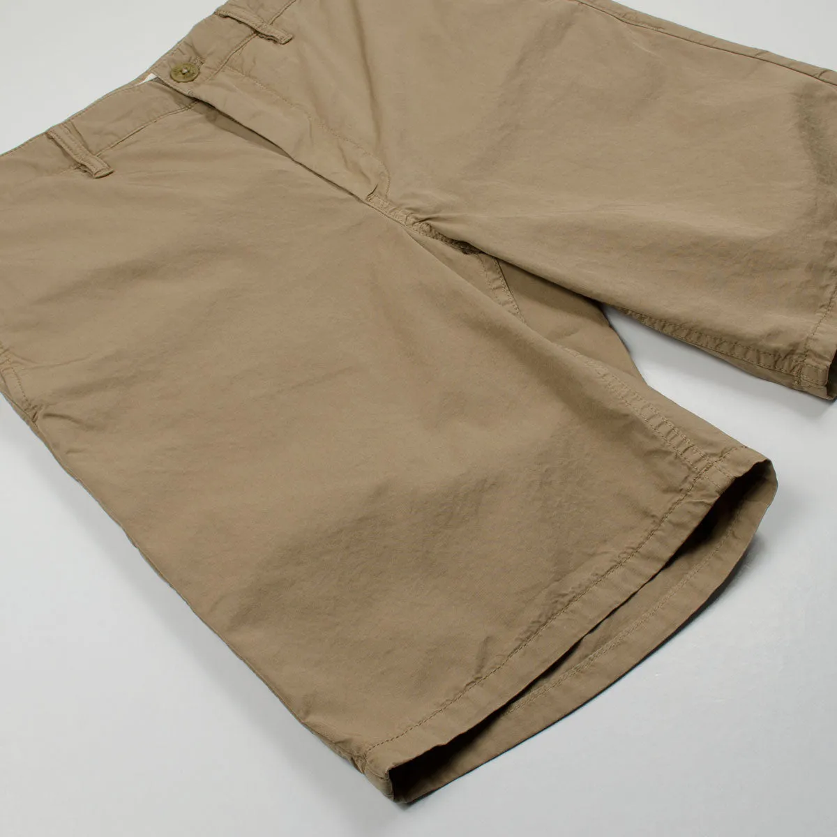 Norse Projects Aros Light Twill Shorts, Utility Khaki