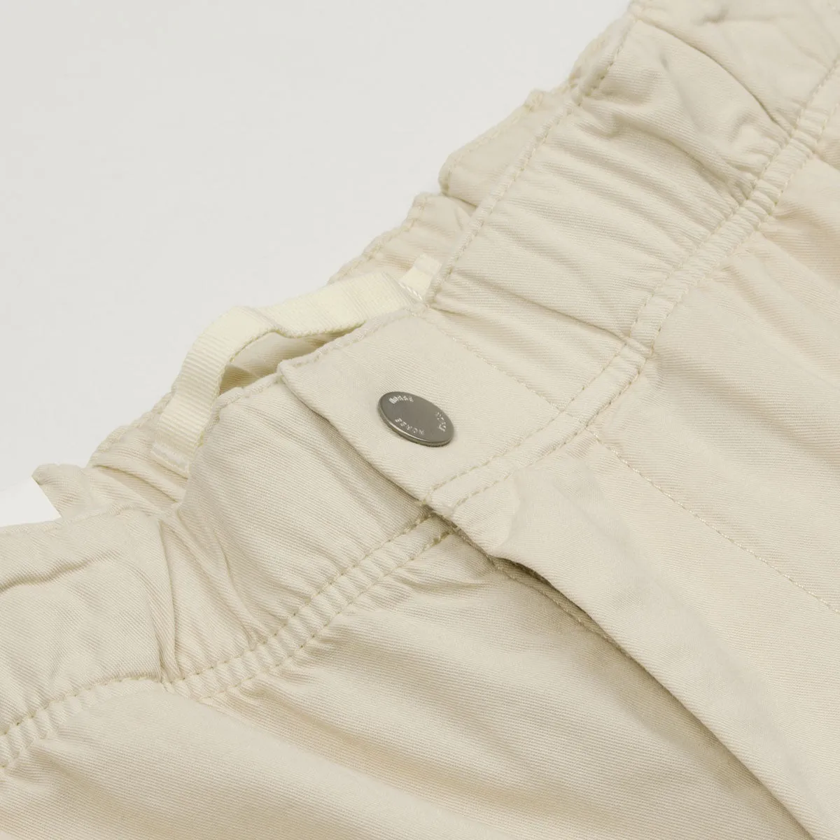 Norse Projects twill pants, Oatmeal color - Ezra Light option.