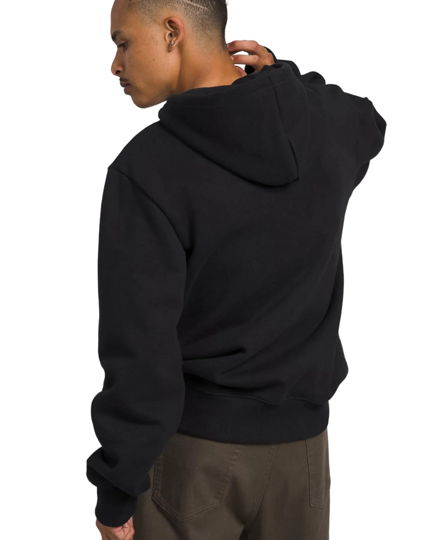 North Face Men's Heavyweight Pullover Hoodie - Black/White