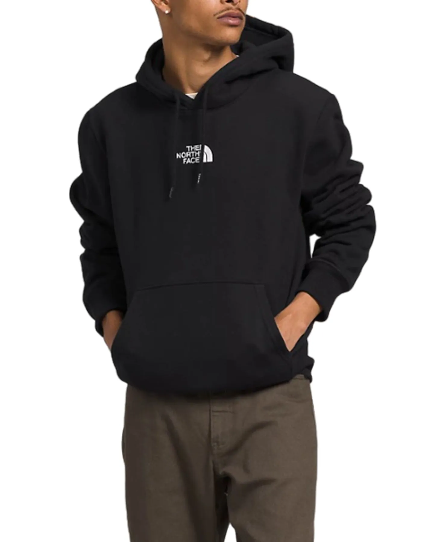 North Face Men's Heavyweight Pullover Hoodie - Black/White