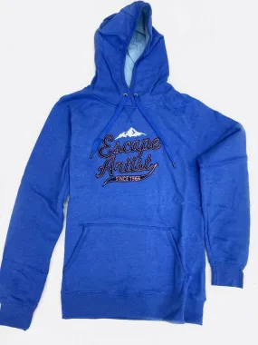 North Face Women's Avalon Escape Artist Pullover Hoodie Coastline Blue