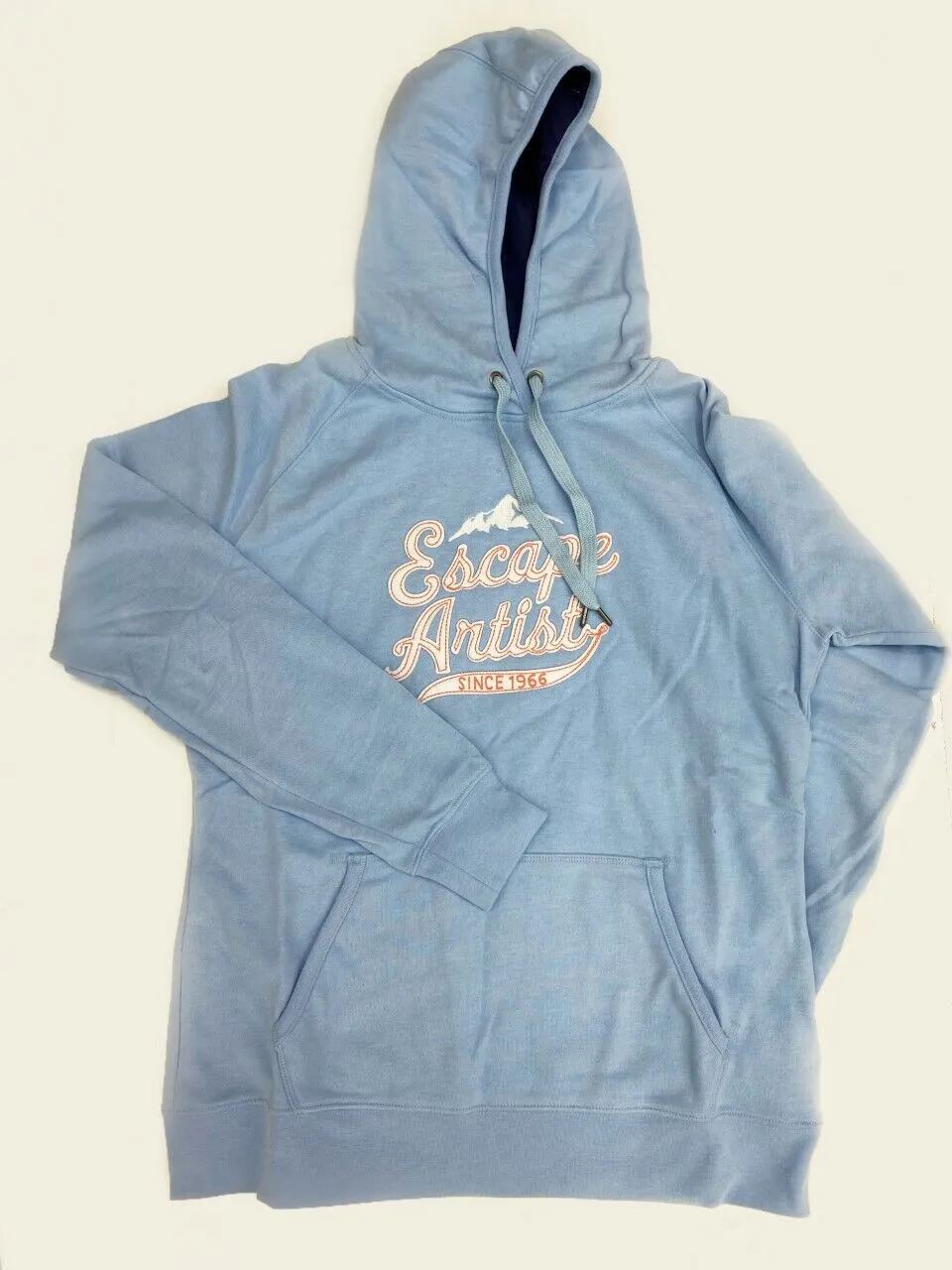 North Face Women's Avalon Escape Artist Pullover Hoodie - Powder Blue Heather.