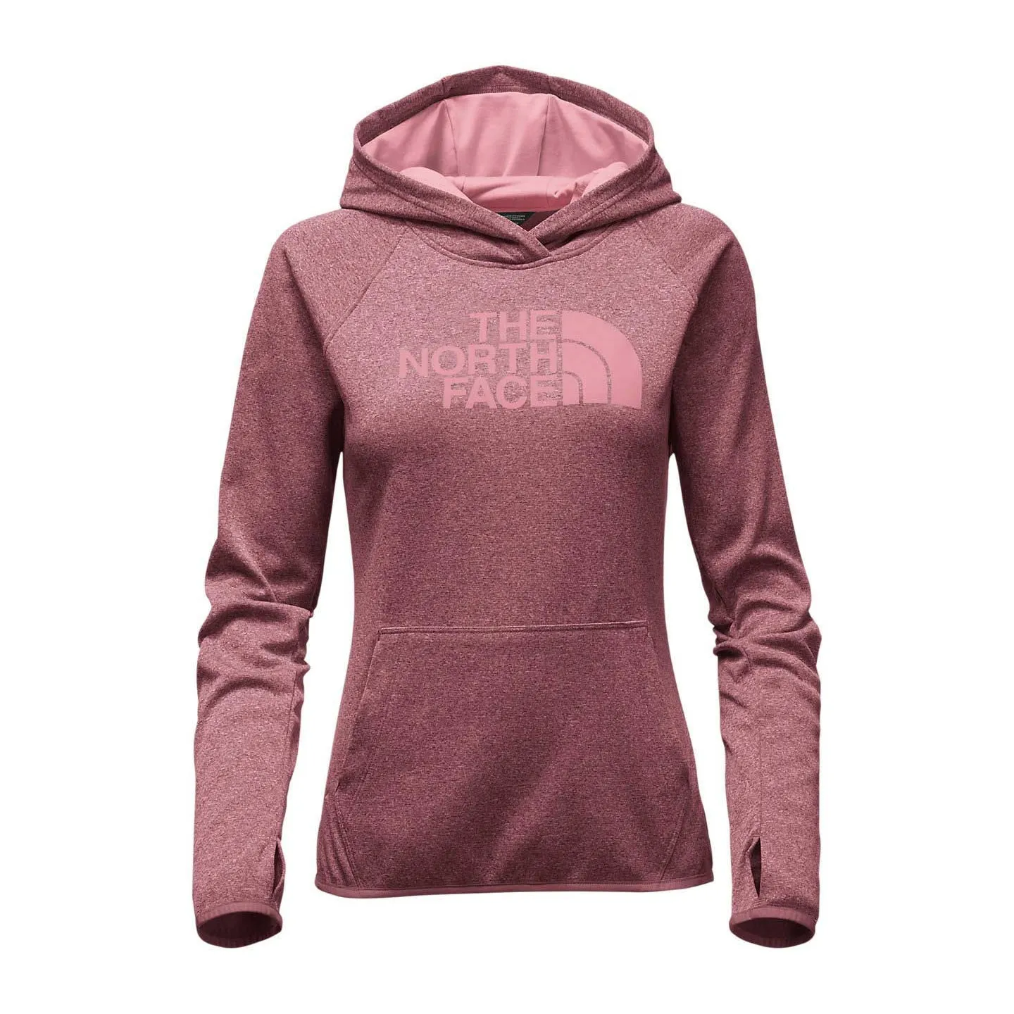 North Face Women's Fave Half Dome Hoodie - Rose Dark Heather