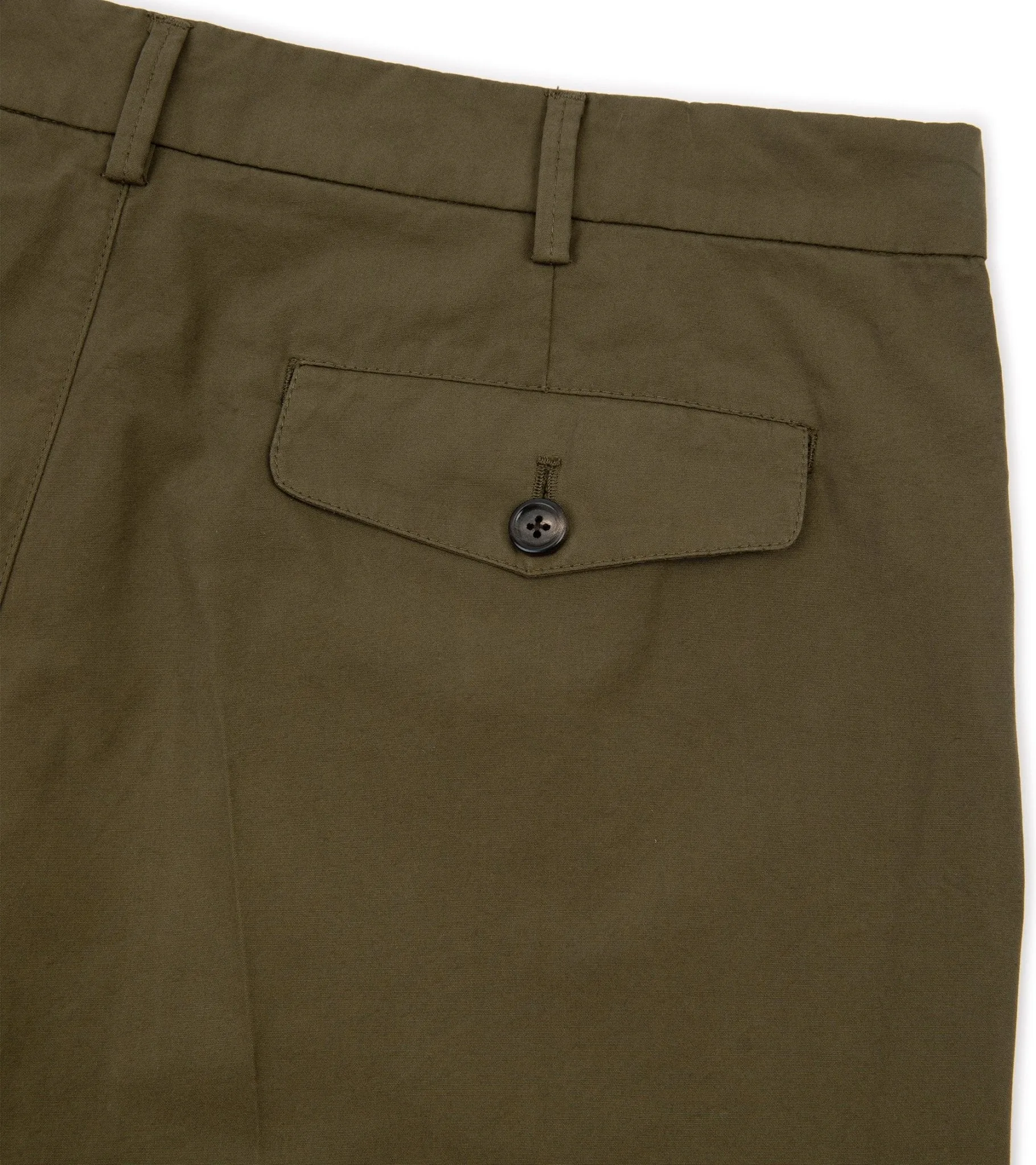 Olive Trunk Hallam Cotton Poplin Pants