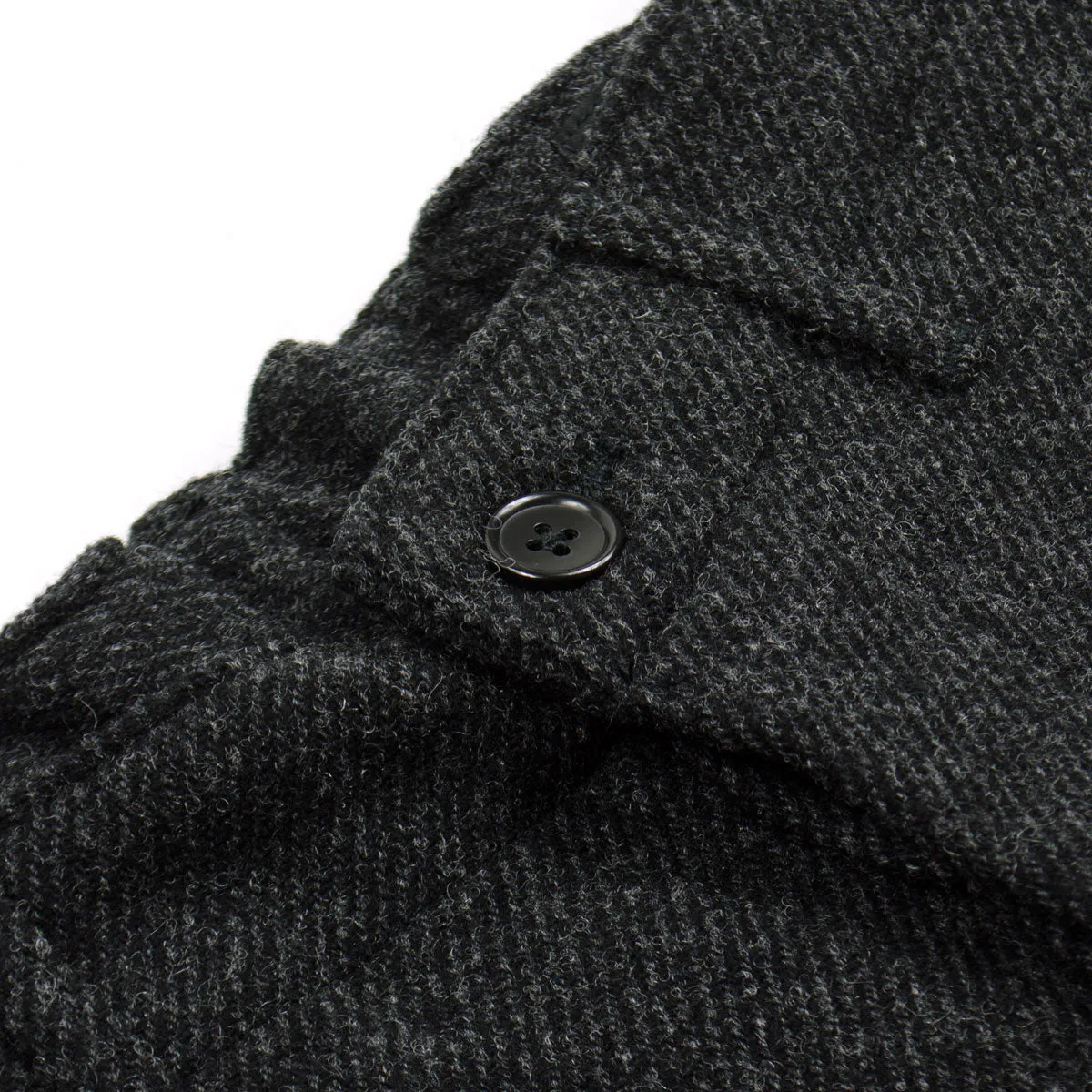 orSlow French work pants, charcoal gray merino wool twill