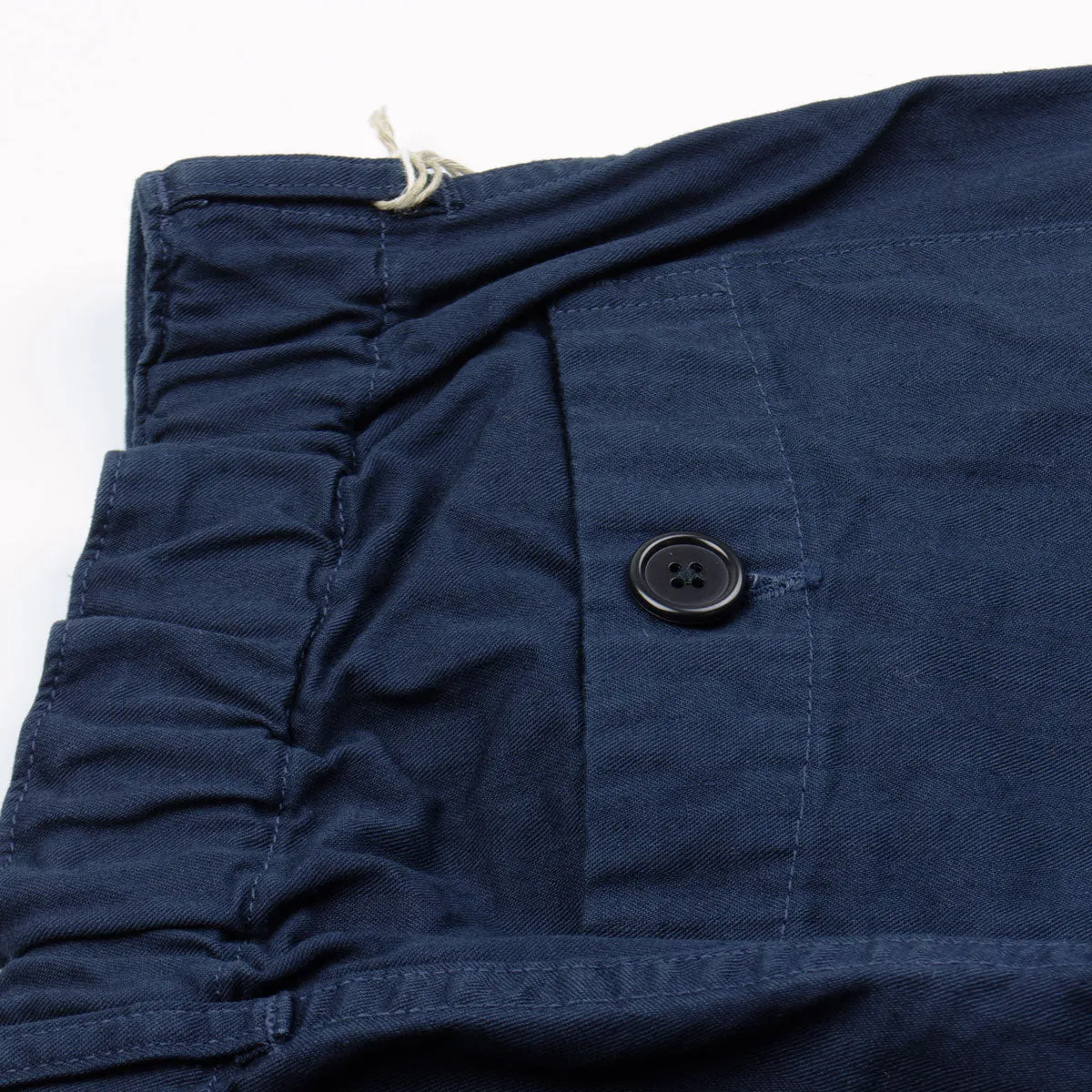 orSlow French Work Pants Navy Herringbone Twill - Buy Online