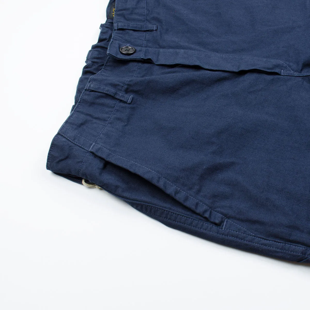 orSlow French Work Pants Navy Herringbone Twill - Buy Online