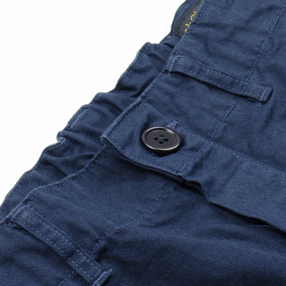 orSlow French Work Pants Navy Herringbone Twill - Buy Online