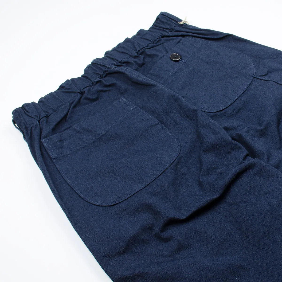 orSlow French Work Pants Navy Herringbone Twill - Buy Online