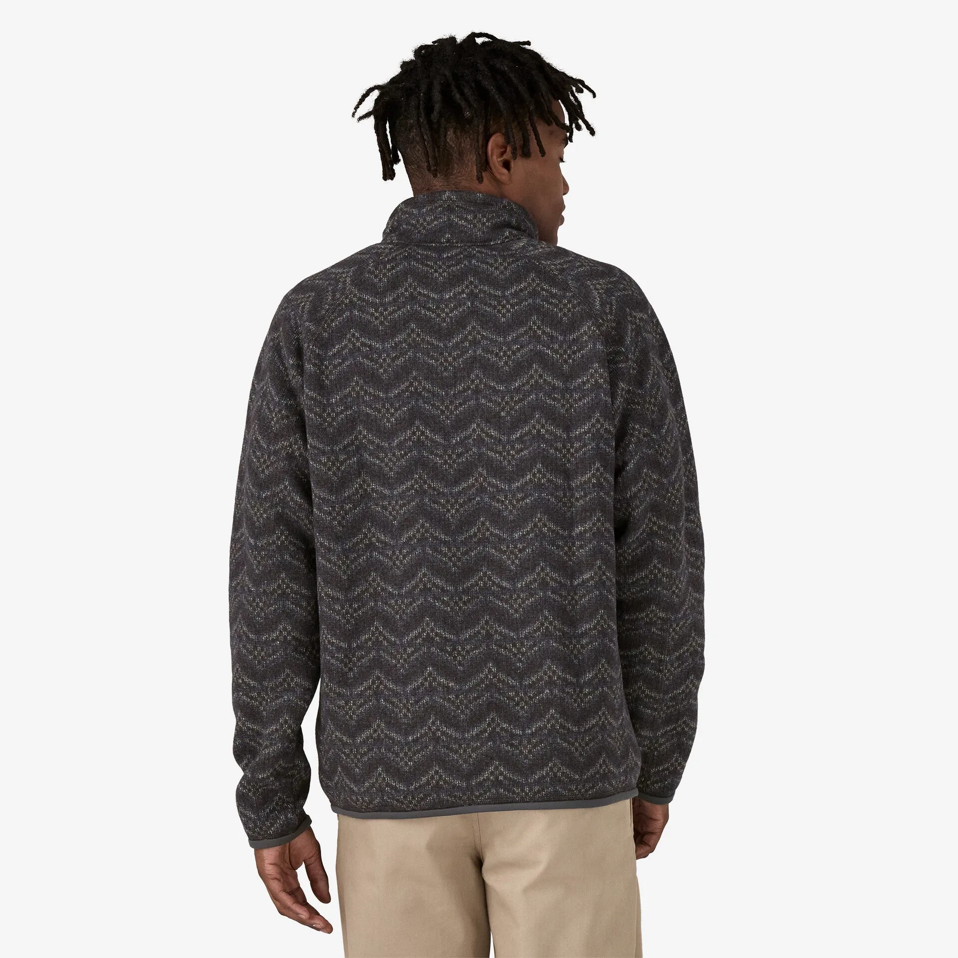 Patagonia Better Sweater 1/4 Zip Fleece - Island Escape : Forge Grey