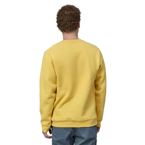 Patagonia Fitz Roy Icon Uprisal Crew Sweater - Milled Yellow