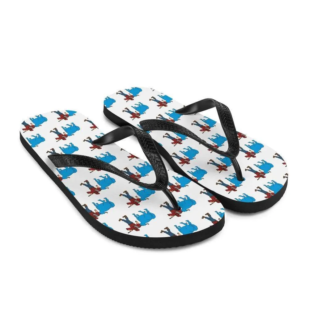 Paul Bunyan and Babe the Blue Ox Minnesota Flip-Flops – Get the Best Deals!