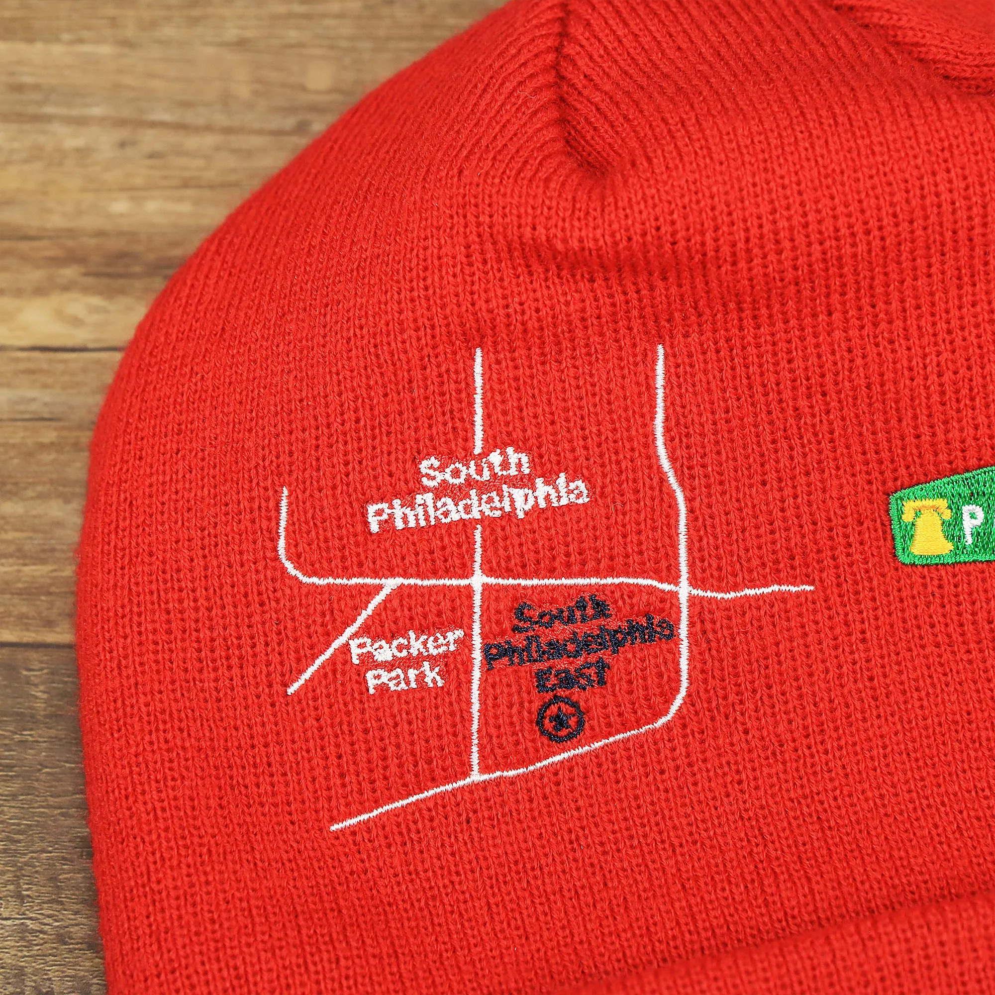 Philadelphia Phillies City Transit 59Fifty Fitted Beanie - All Over Side Patch