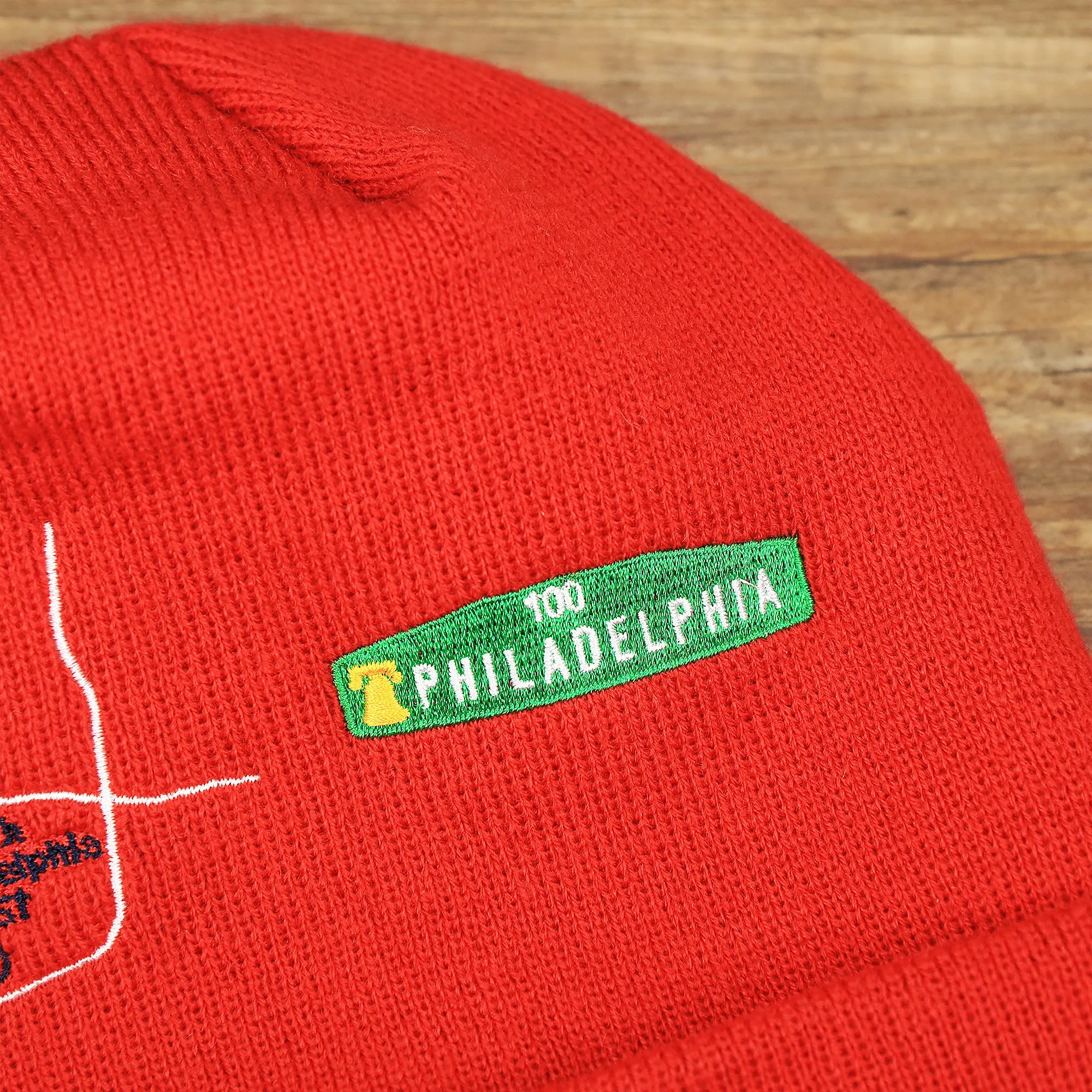 Philadelphia Phillies City Transit 59Fifty Fitted Beanie - All Over Side Patch