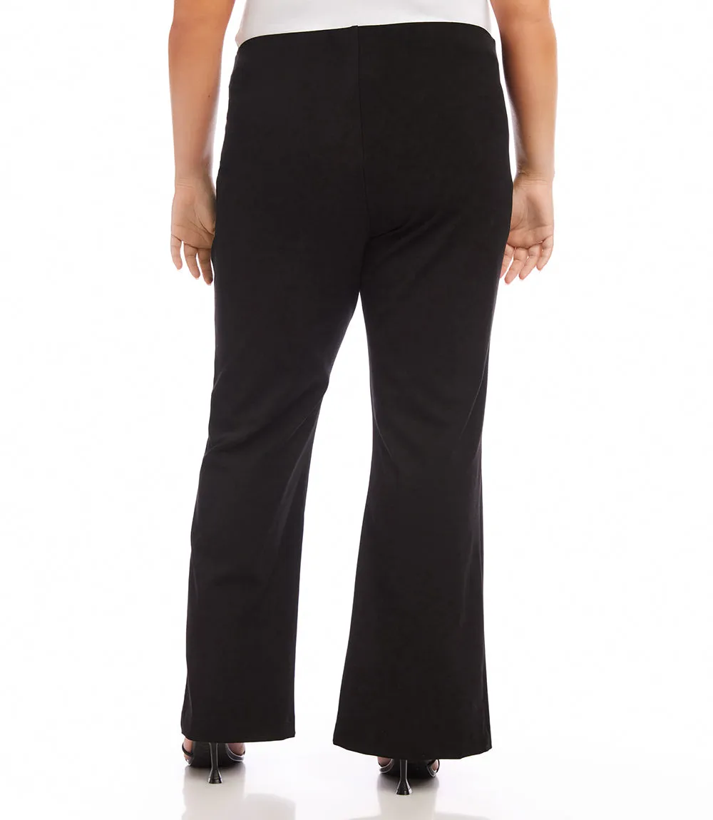 Plus Size Slit Pants