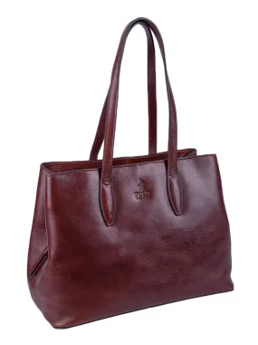 Polo Osaka Handbag Multi Shopper Brown