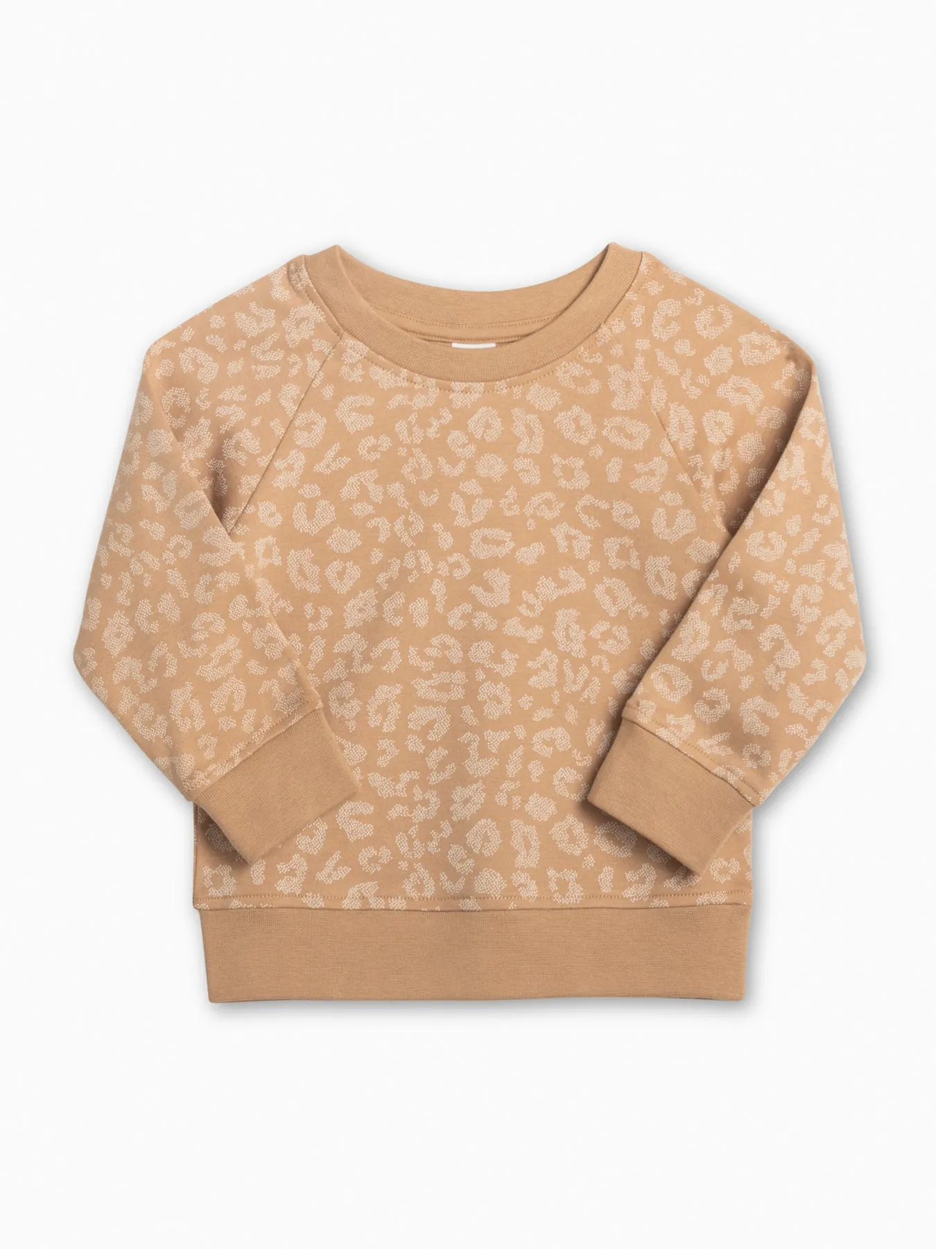 Portland Tan Leopard Pullover