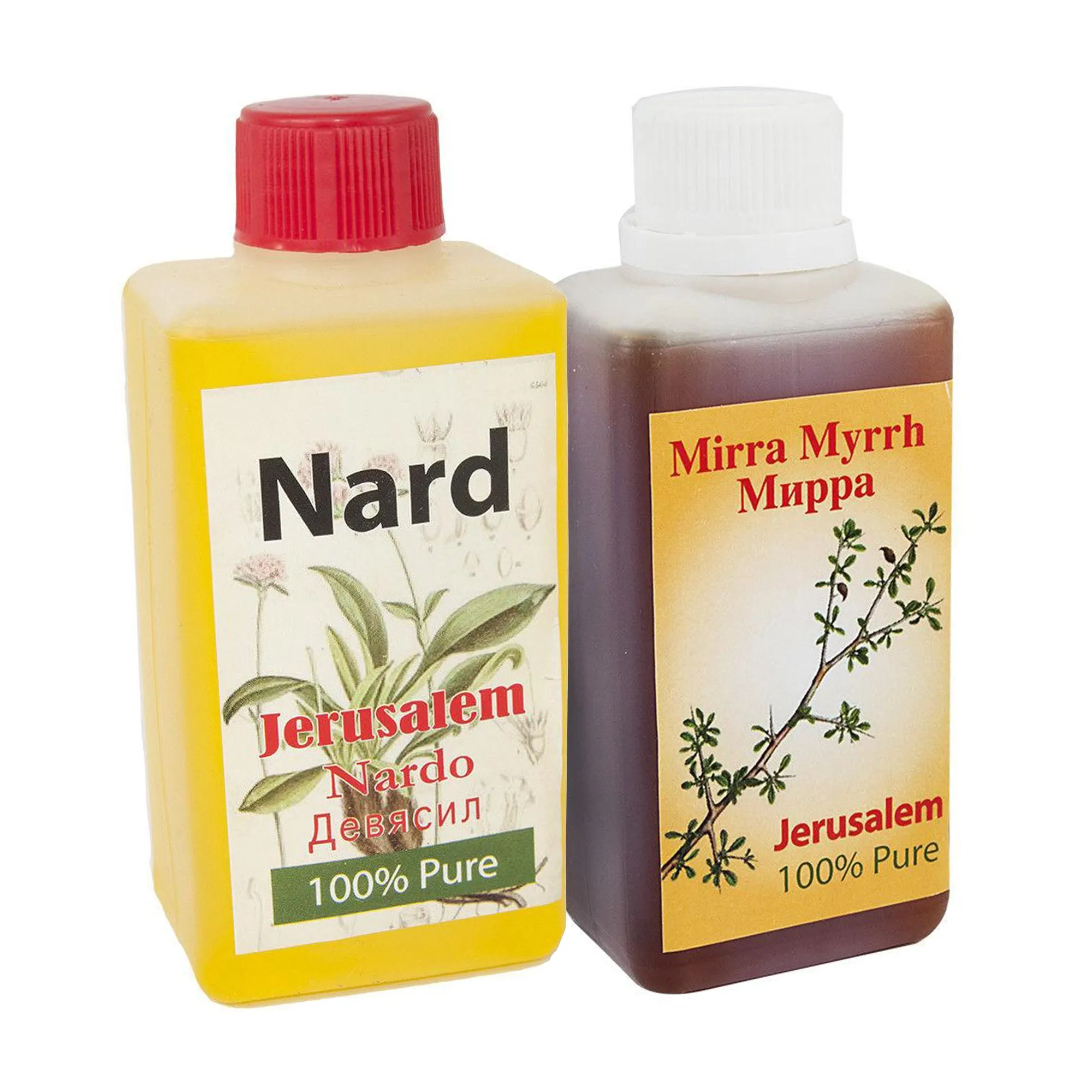 Pure Nard and Myrrh Anointing Oil | Authentic Fragrances | Holy Land | 2 x 300ml