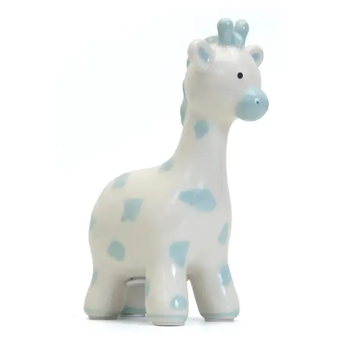 Results: Spotted Giraffe Piggy Bank - Blue, Unique and Durable