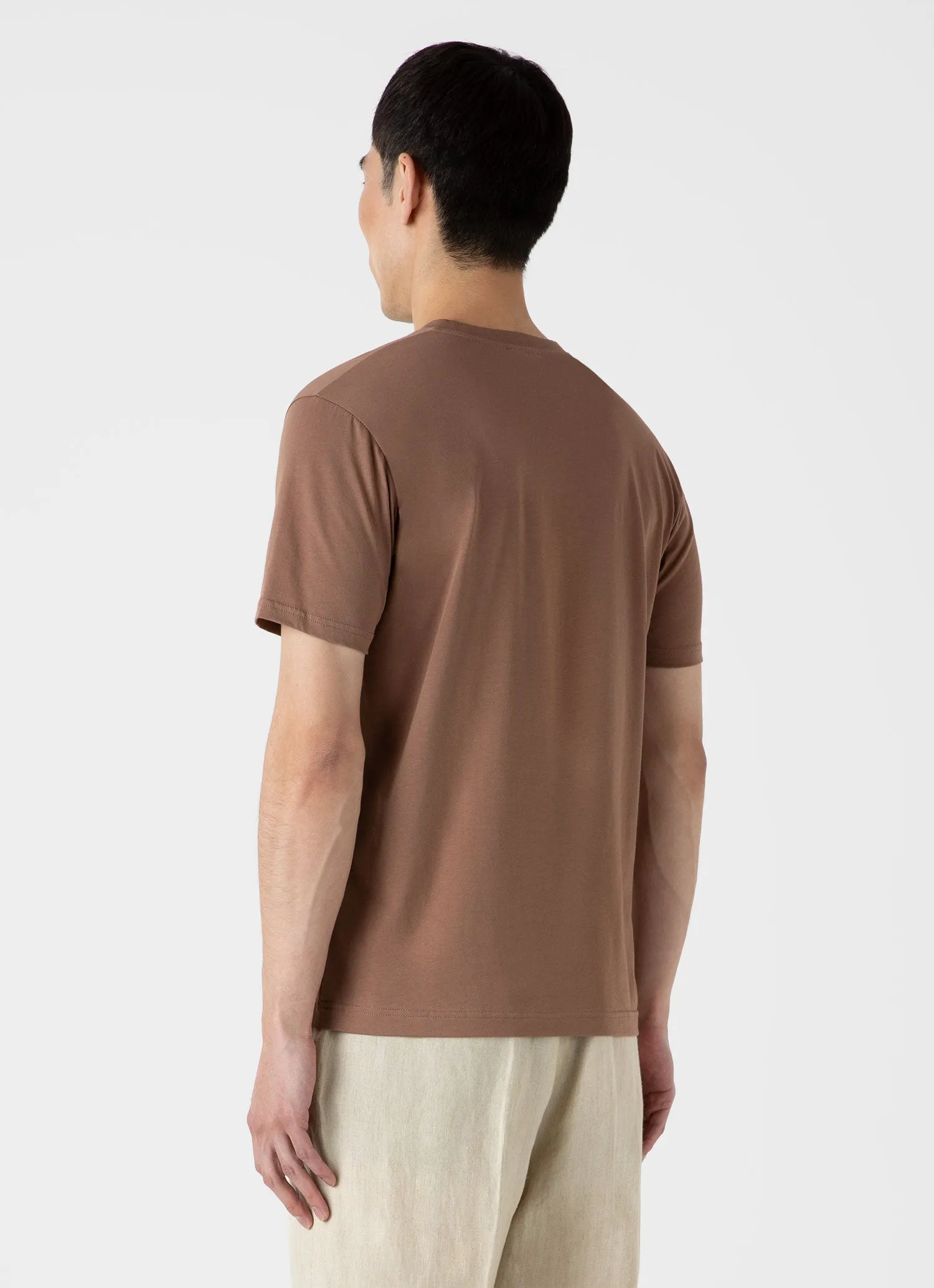 Riviera Midweight Dark Sand T-shirt for Men