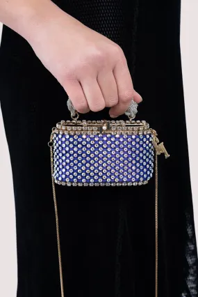 Rosantica  Medea Crystal Embellished Caged Mini Tote Bag