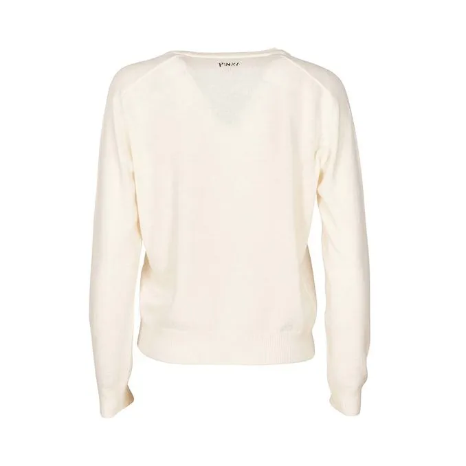 Scuderia Cashmere Pullover Cream Woman Print