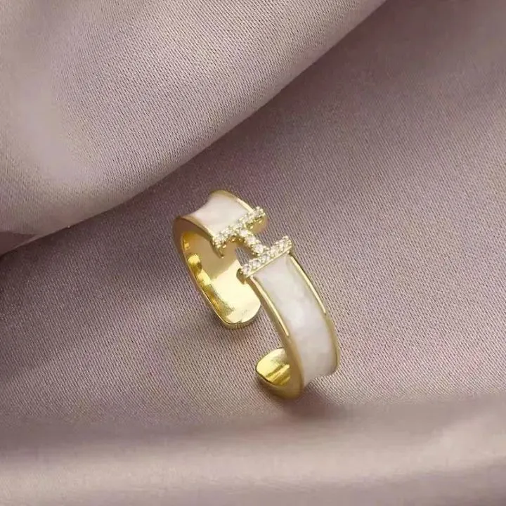 Shop Letter H Letter Ring - S4924338 - Fashion Jewelry