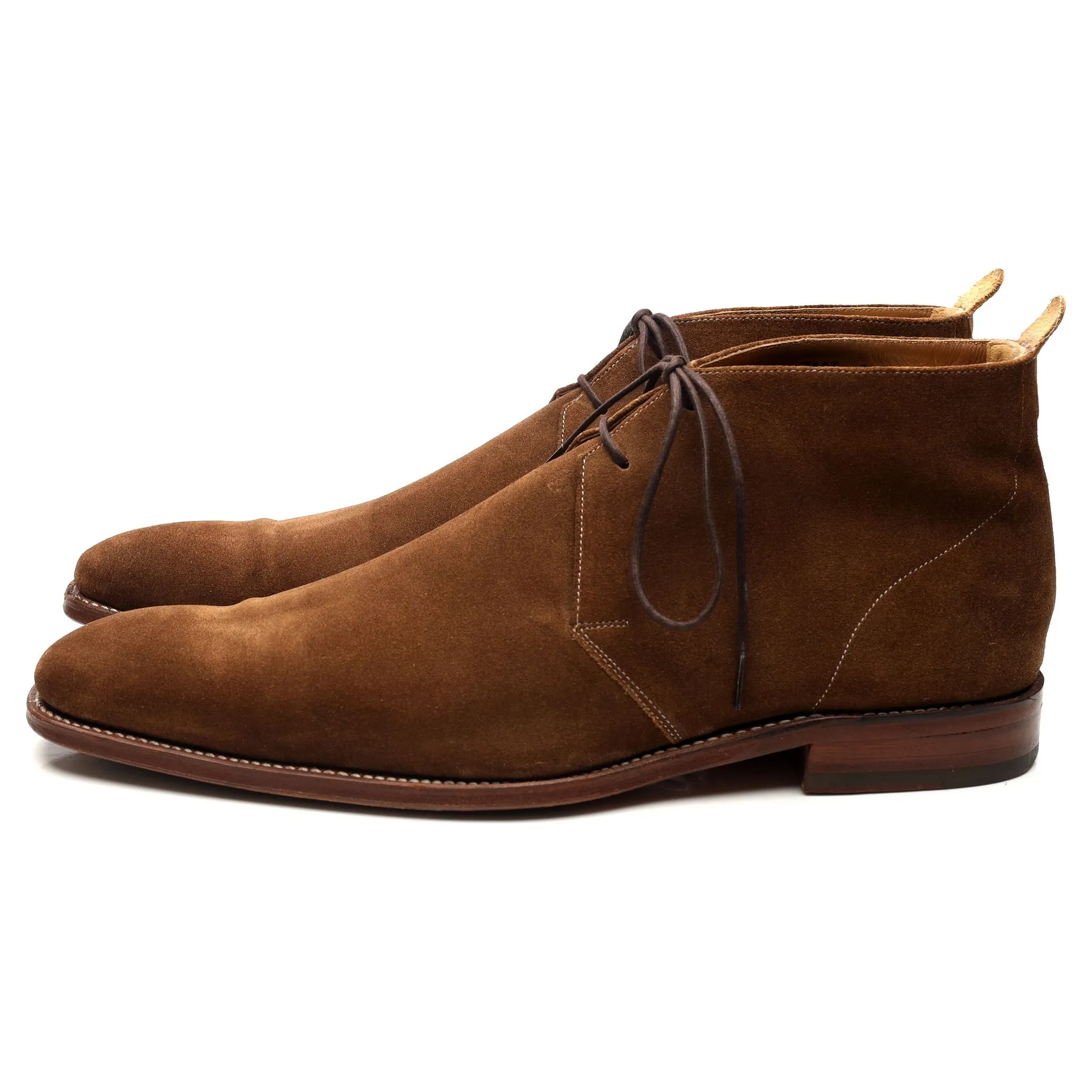 'Silas' Snuff Brown Suede Chukka Boots UK 10 F