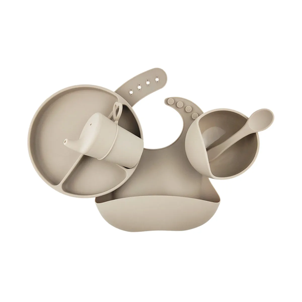 Silicone Baby Feeding Set Sand Dune