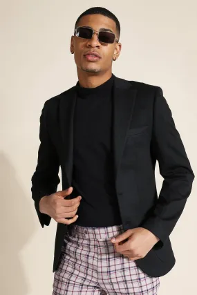 Skinny Fit Jersey Blazer