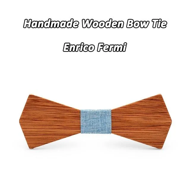 Slim Butterfly Wood Bowties for Men's Wedding Suits