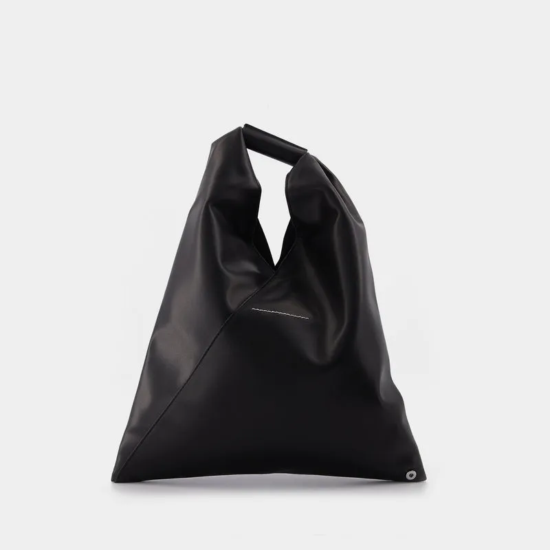 Small Japanese  Tote Bag - Mm6 Maison Margiela - Black - Synthetic