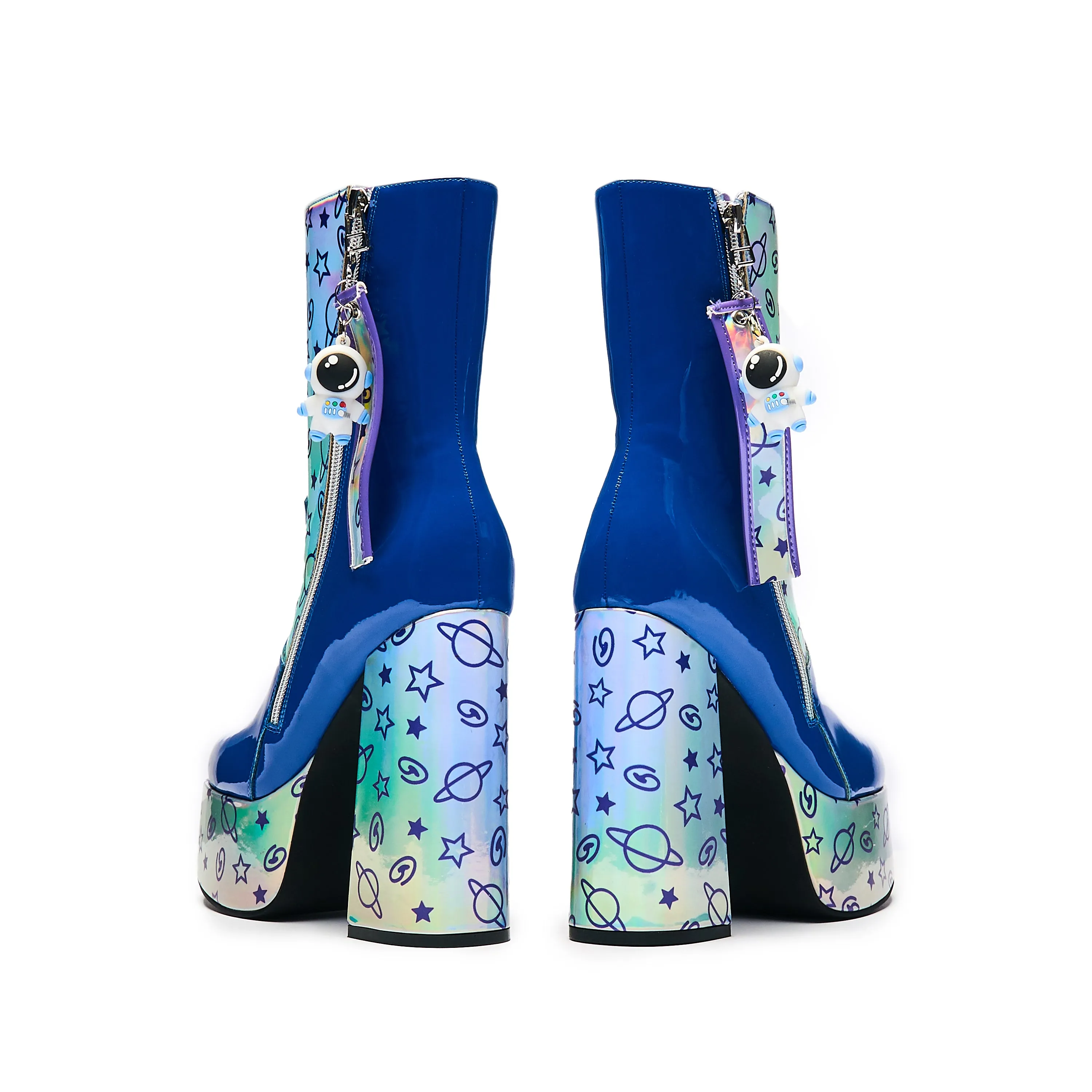 Spaceman Supernova Platform Heeled Boots