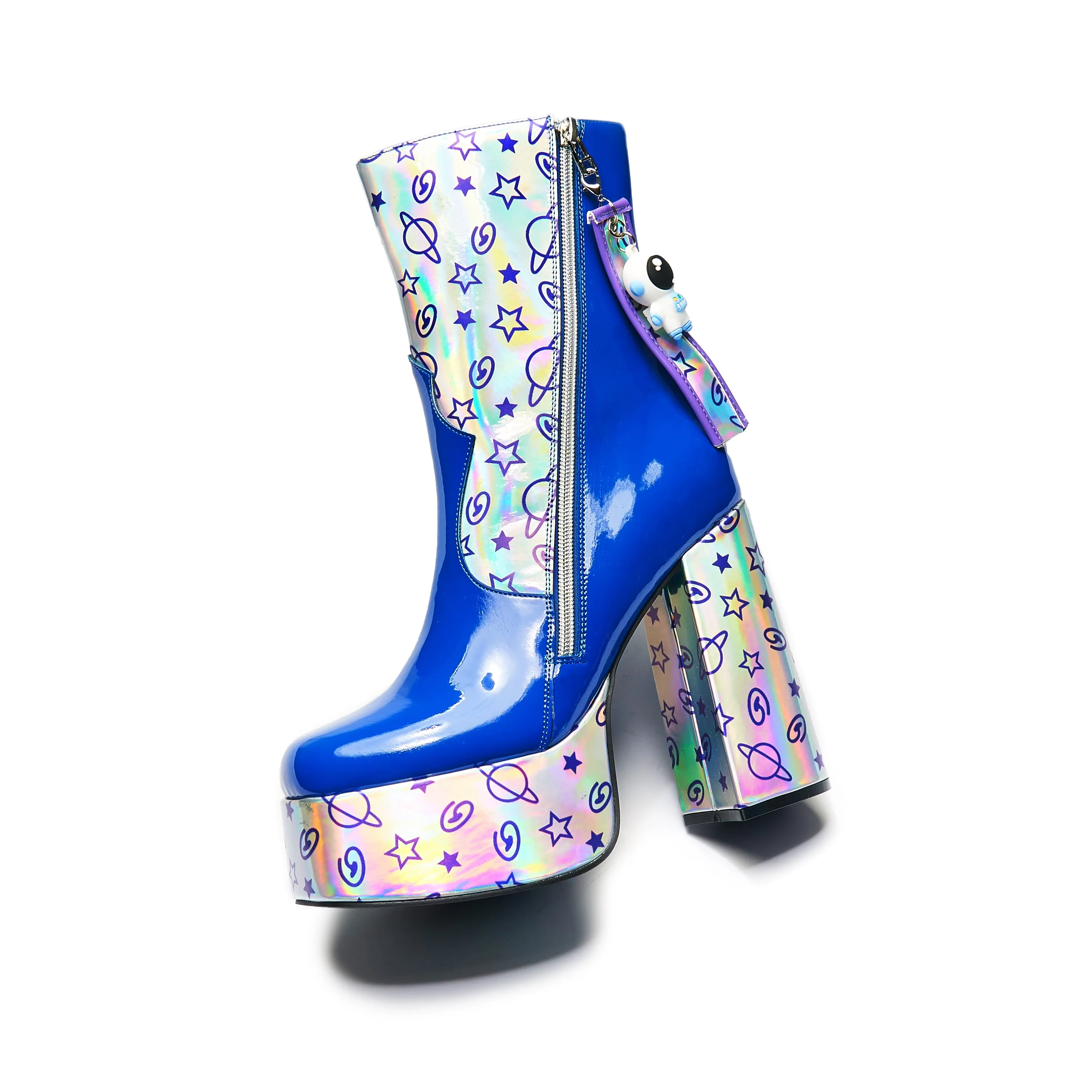 Spaceman Supernova Platform Heeled Boots