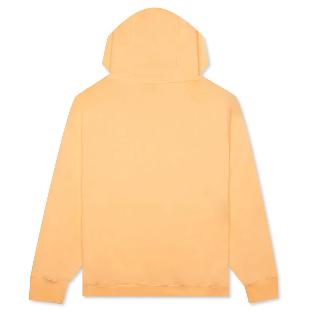 Sportswear Club Fleece Pullover Hoodie Orange Chalk White