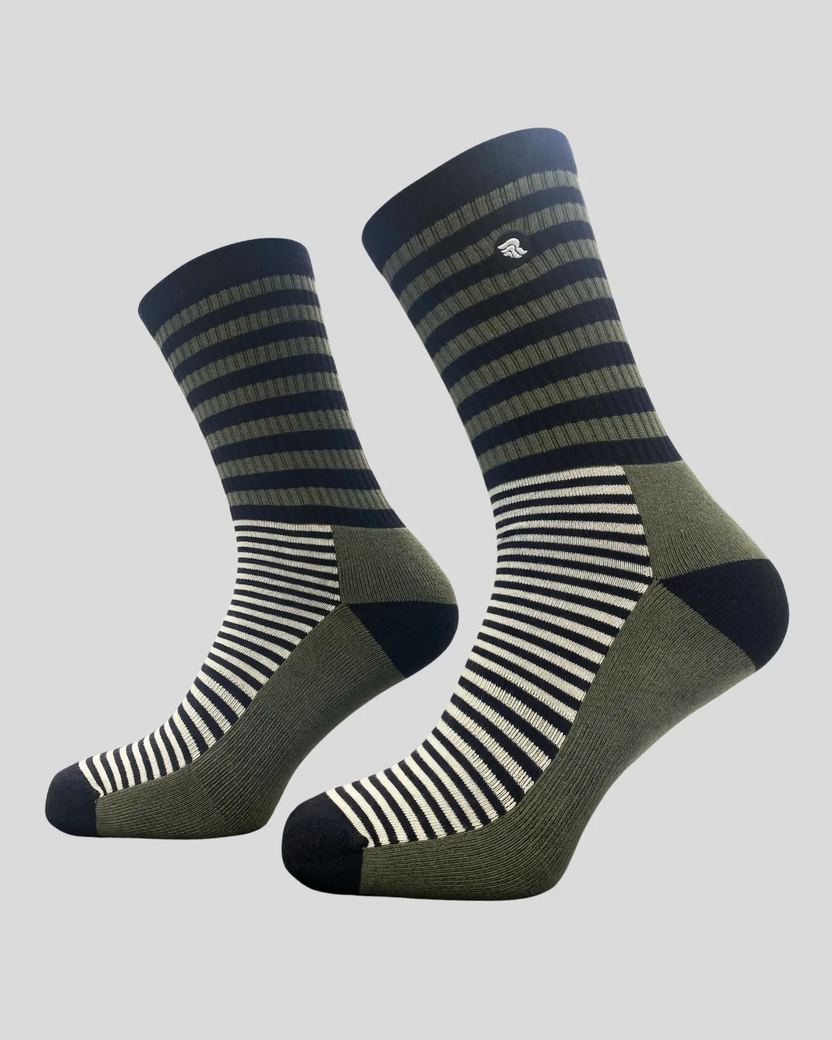 Striped Socks - Half Stripe Design