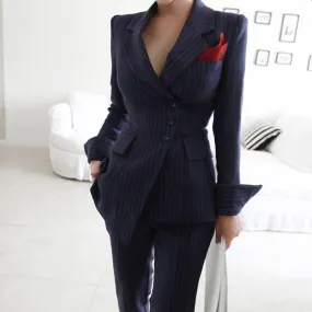 Striped Women Pantsuit