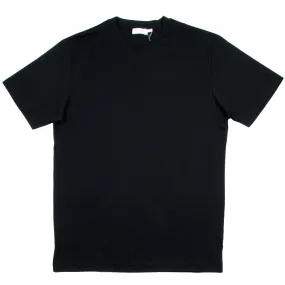 Sunspel Short Sleeve Riviera Crew Neck T-shirt Black