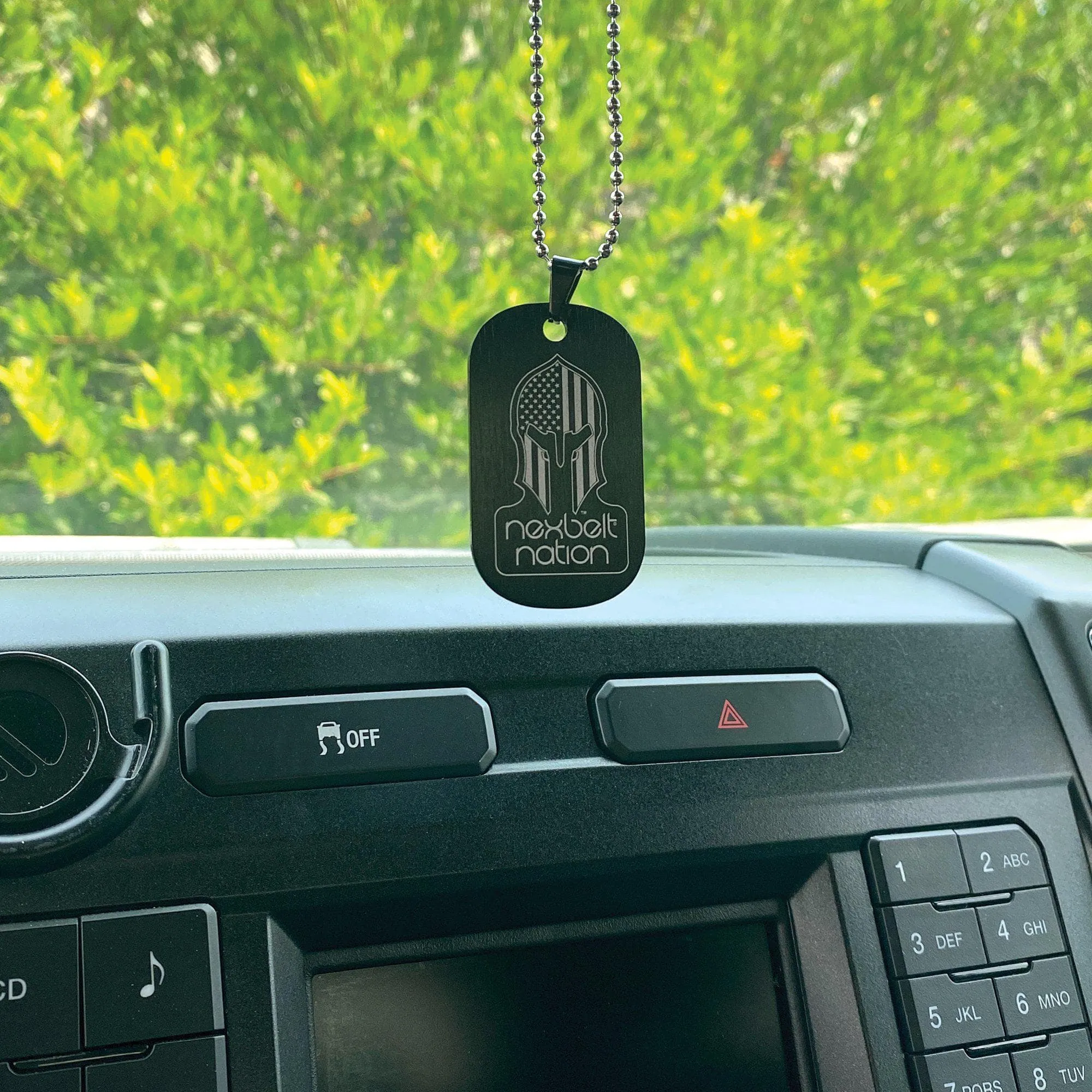 Texas Bag Tag / Dog Tag Black Series