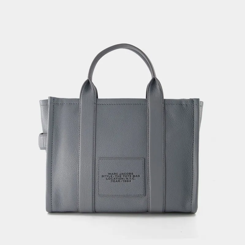 The Medium Tote Bag - Marc Jacobs -  Wolf Grey - Leather