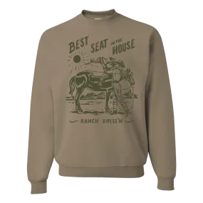 The Sandstone Crewneck with the Best Seat in the House