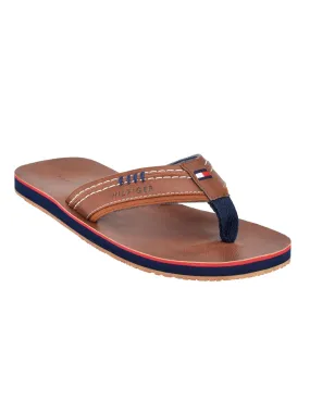 Tommy Hilfiger Brown Padded Destino Slip On Sandal - Men