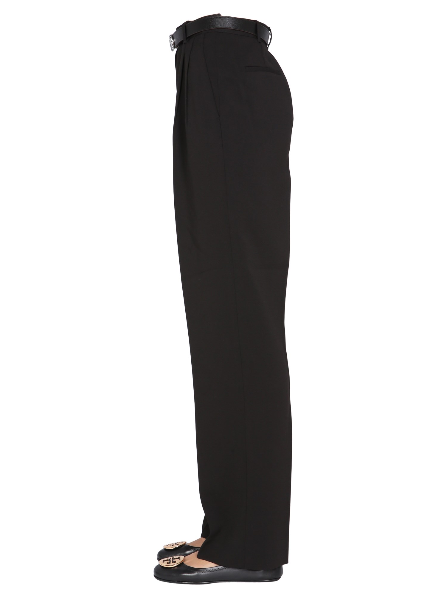 Tory Burch Crepe Twill Pants - Regular Fit