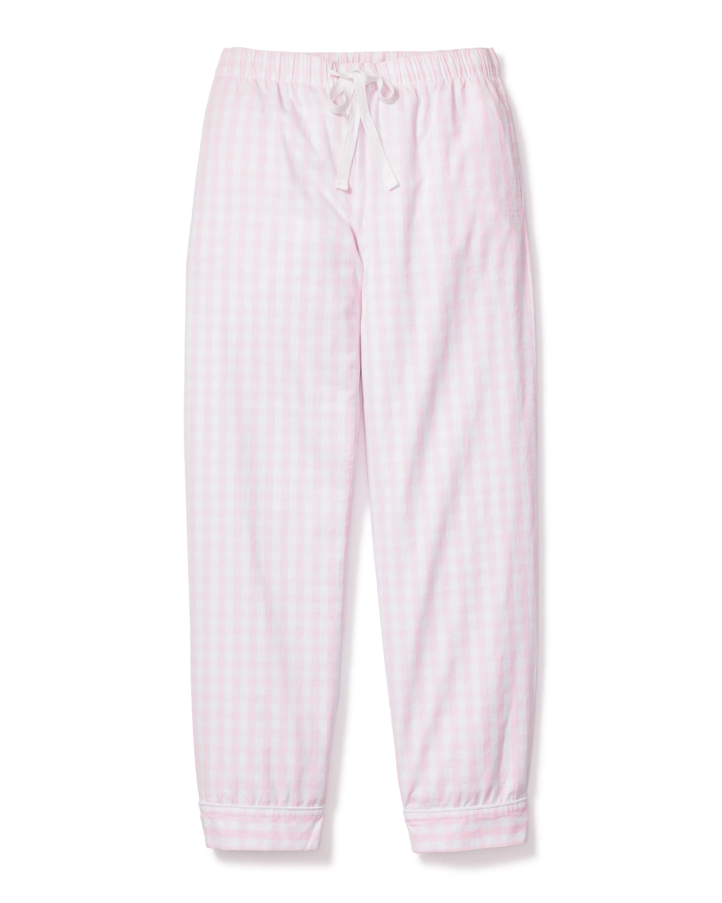 Twill Pajama Pants for Women | Pink Gingham