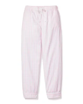 Twill Pajama Pants for Women | Pink Gingham