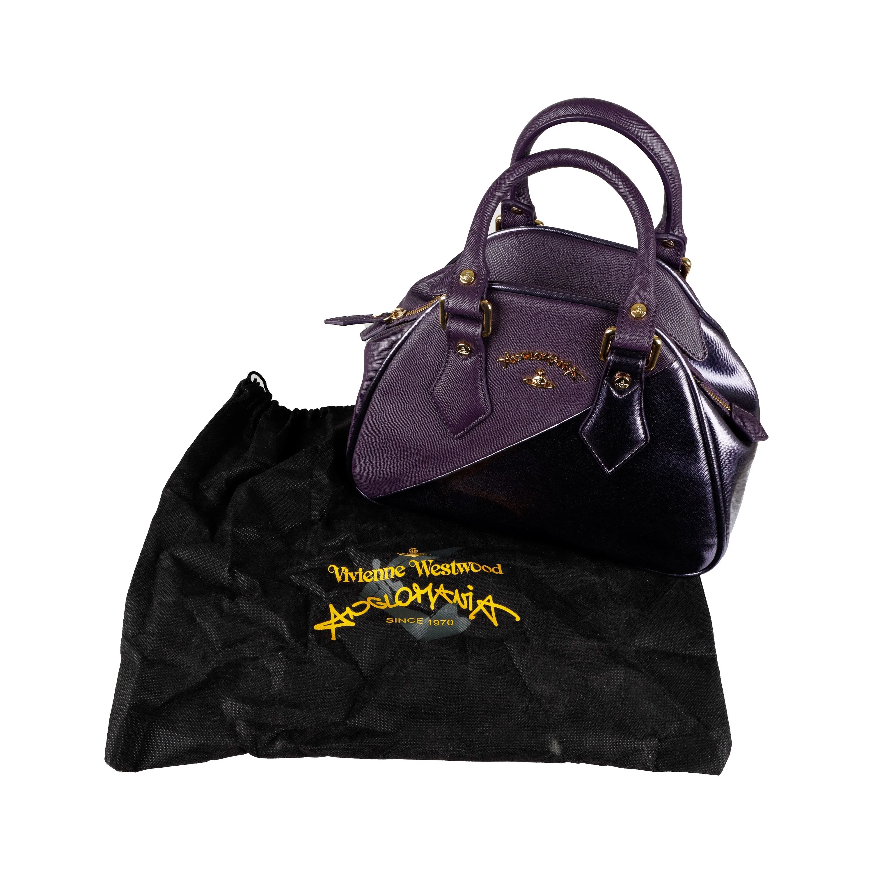 Vivienne Westwood Anglomania Duo-tone Divina Handbag - '10s